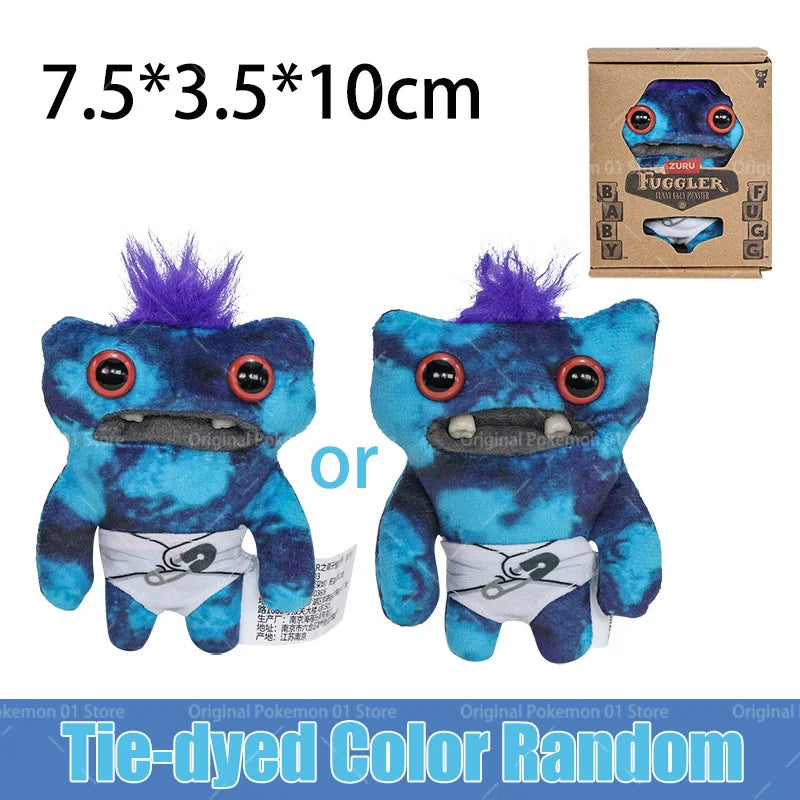 Fuggler Teeth Monster Plush Doll Little Monsters Baby Series Funk Teeth Treasure Ugly Monster Collectible Toys Holiday Gifts