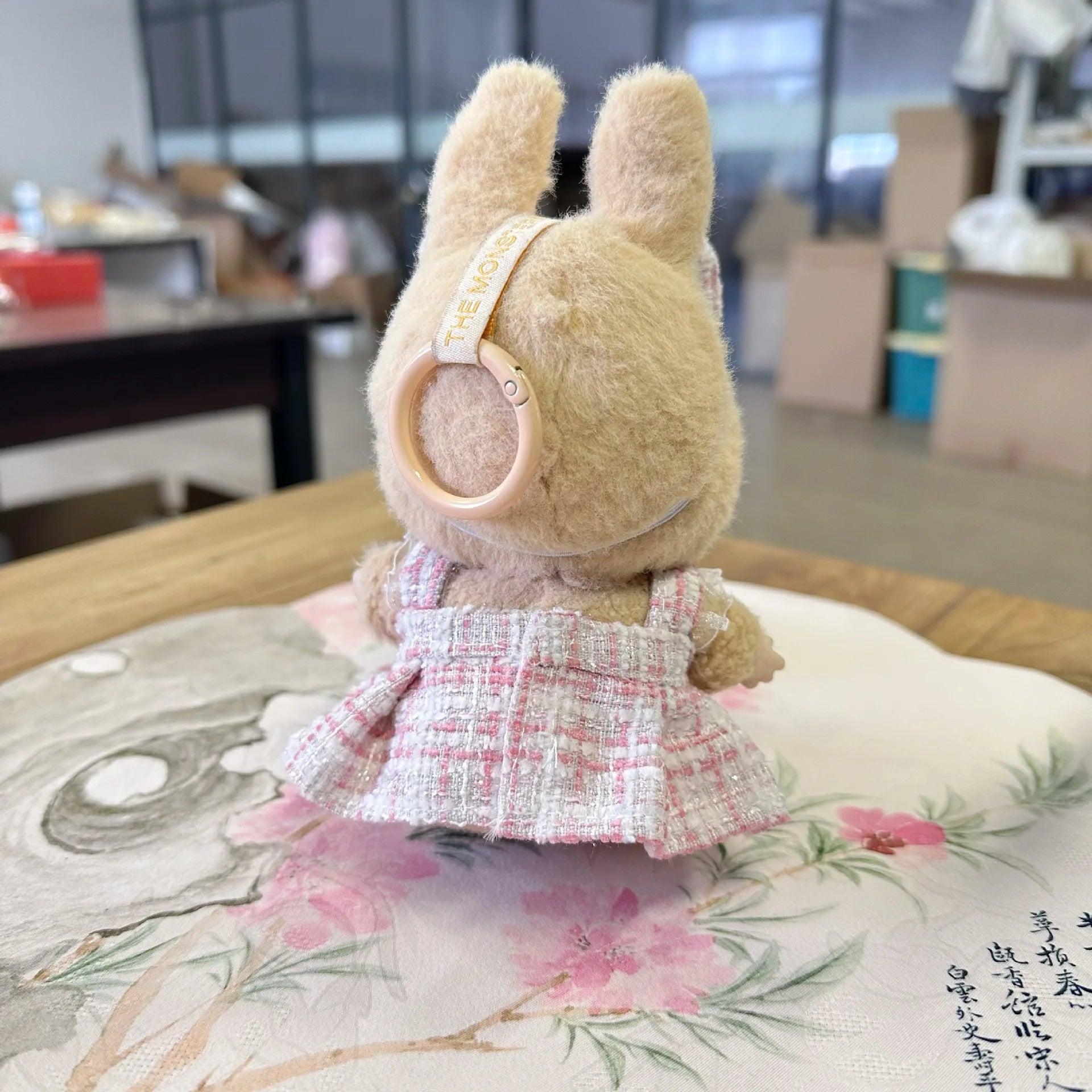 17cm Labubu I II Idol Dolls Cute Mini Plush Doll'S Clothes Korea Kpop Exo Idol Dolls DIY Accessories Pink Skirt Gifts New Style