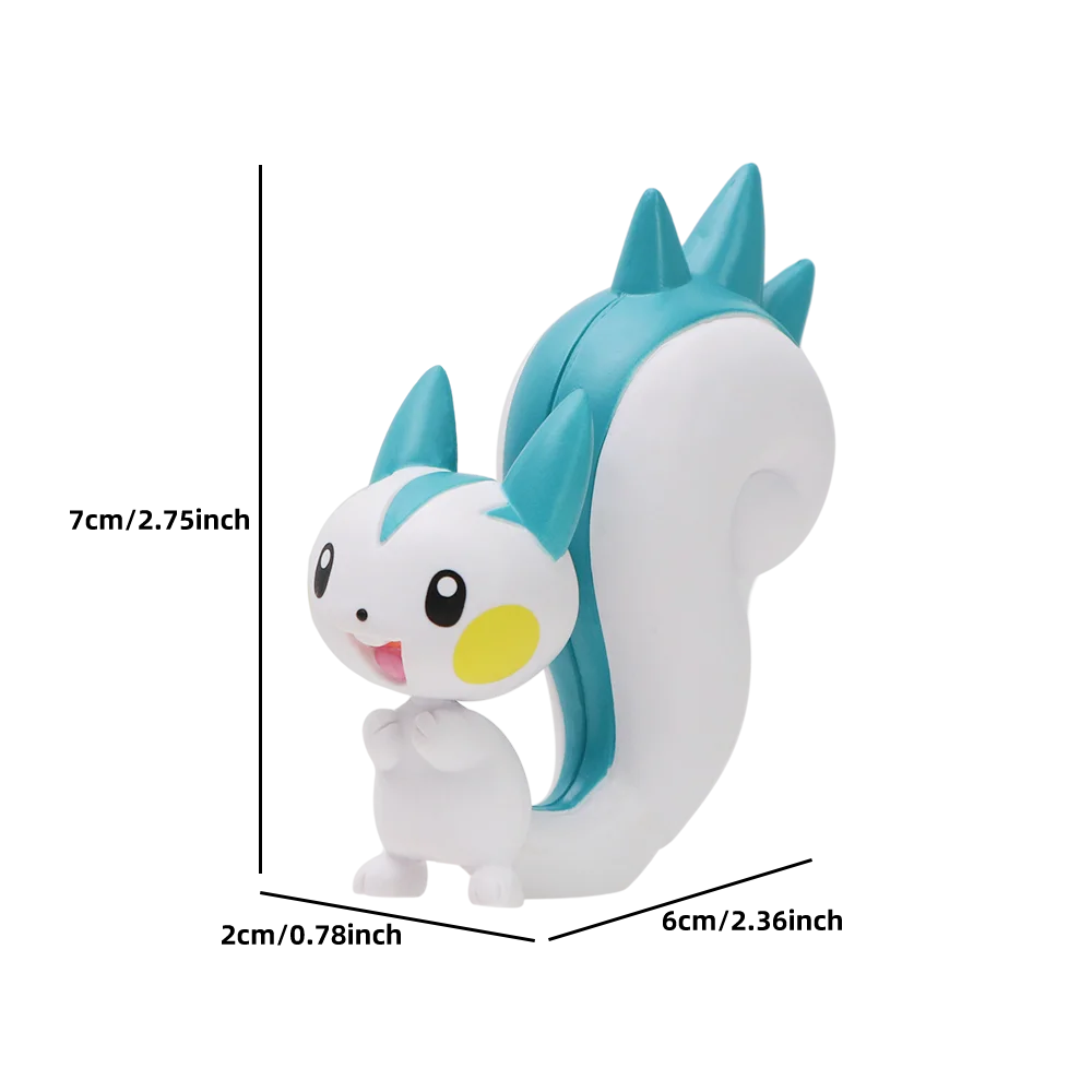 2-3inch Pokemon PVC Action Figure Pikachu Charmander Eevee Figures Dolls Model Anime Collection Ornamental Toy Kid Birthday Gift