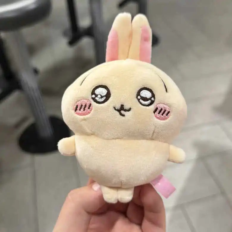 Rabbit Usagis Cheering Series Plush Doll Pendant Self-deprecating Bear Popular Cartoon Toy Keychain Bag Ornament Birthday Gift