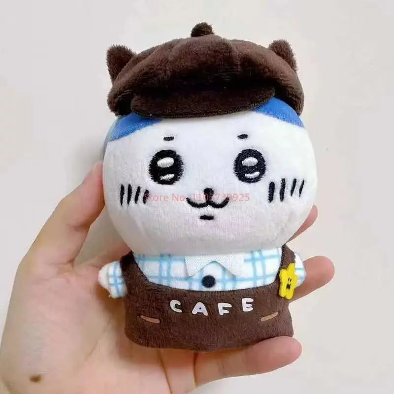 Hot Chiikawa Character Peripherals Coffee Series Plush Pendant Hachiware Usagi Kawaii Keychain Bag Decoration Cute Gifts