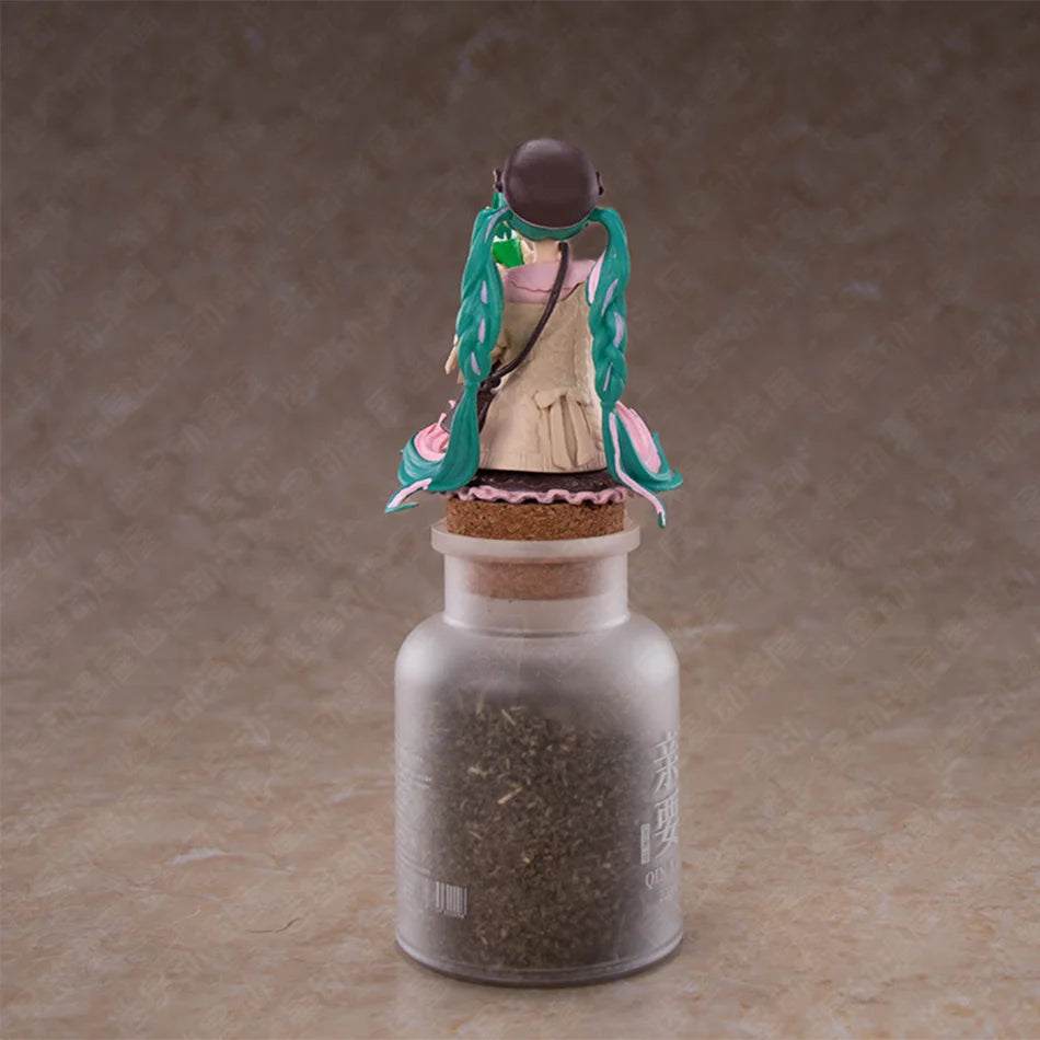 The Hatsune Miku Anime Figure Autumn Date Miku Action Figure Kawaii Girl Noodle Stopper Figurine Compute