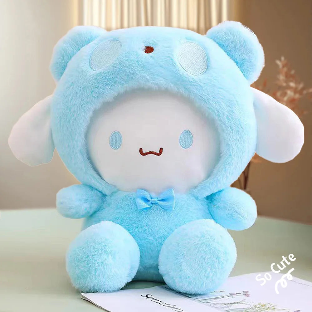 20cm Anime Sanrio Plush Toys Kawaii Hello Kitty Cinnamoroll Kuromi Pom Pom Purin cat Gift Dolls Stuffed Children Plushies Doll