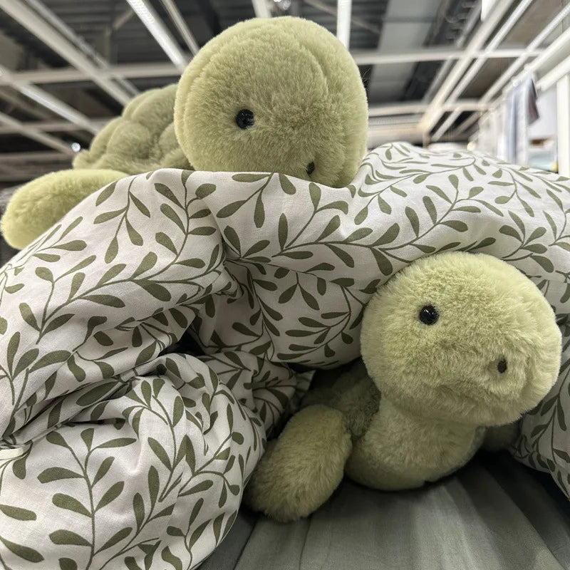 jelly cat 28cm Turtle Plush Doll Creative Companion Plush Toy Doll Simulation Turtle Pet Toy Children'S Holiday Gift