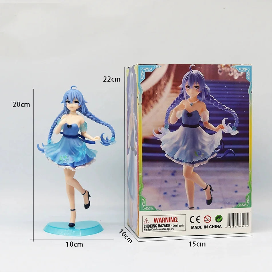 The 20cm/25cm Magician Roxy Migurdia flower Action Figure Mushoku Tensei:Jobless Reincarnation Anime Figure PVC