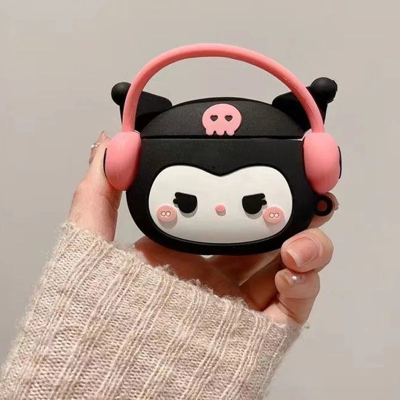 For Airpods 4 Earphone Silicone Case For Airpods Pro2 Protective Cartoon Cover For Air pod 1 2 3rd airpods4 Bags