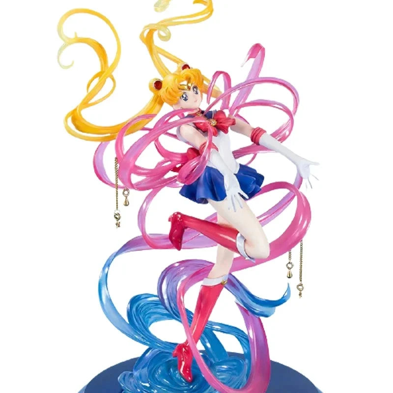Sailor Moon Crystal Power Transformation Kawaii Anime Action Figure Girl Figurines Pvc Girl Model Doll Statue Toy Decor Kids Toy