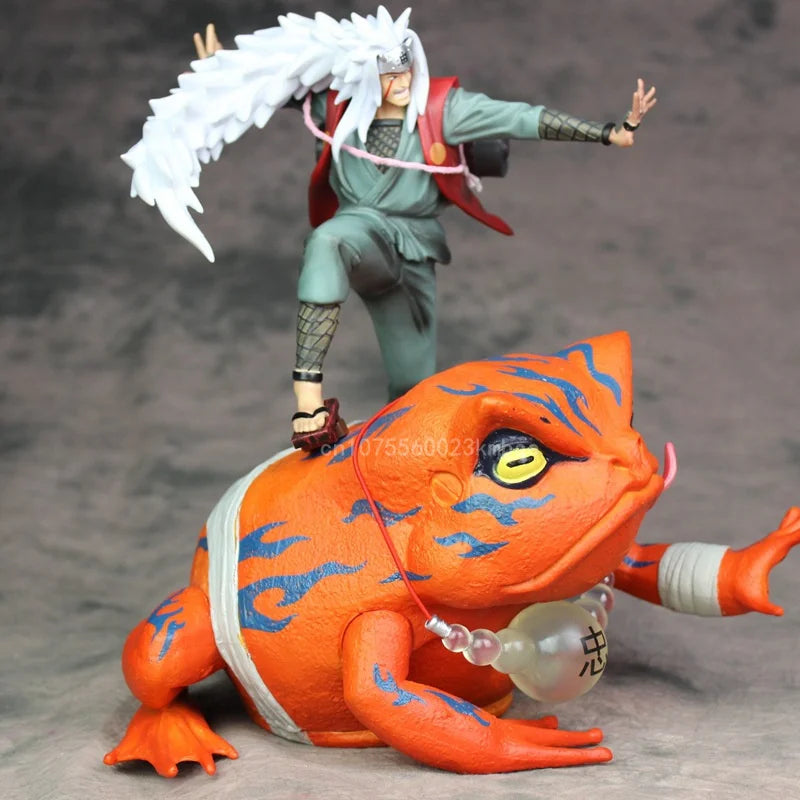 Jiraiya Figure Manga Naruto Gama-Bunta Action Figurine 23cm PVC Model Decoration Collectible Desktop Children GK Toys Gifts
