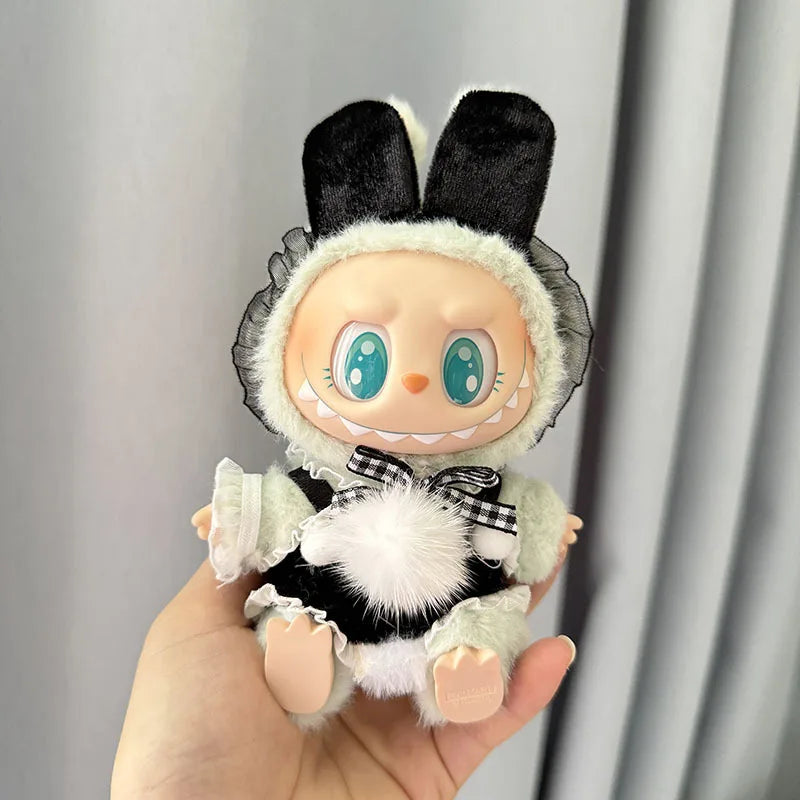 17cm Mini Plush Doll'S Clothes Outfit Accessories For Korea Kpop Exo Labubu I II Idol Dolls Sitting Party Series Clothing Gift