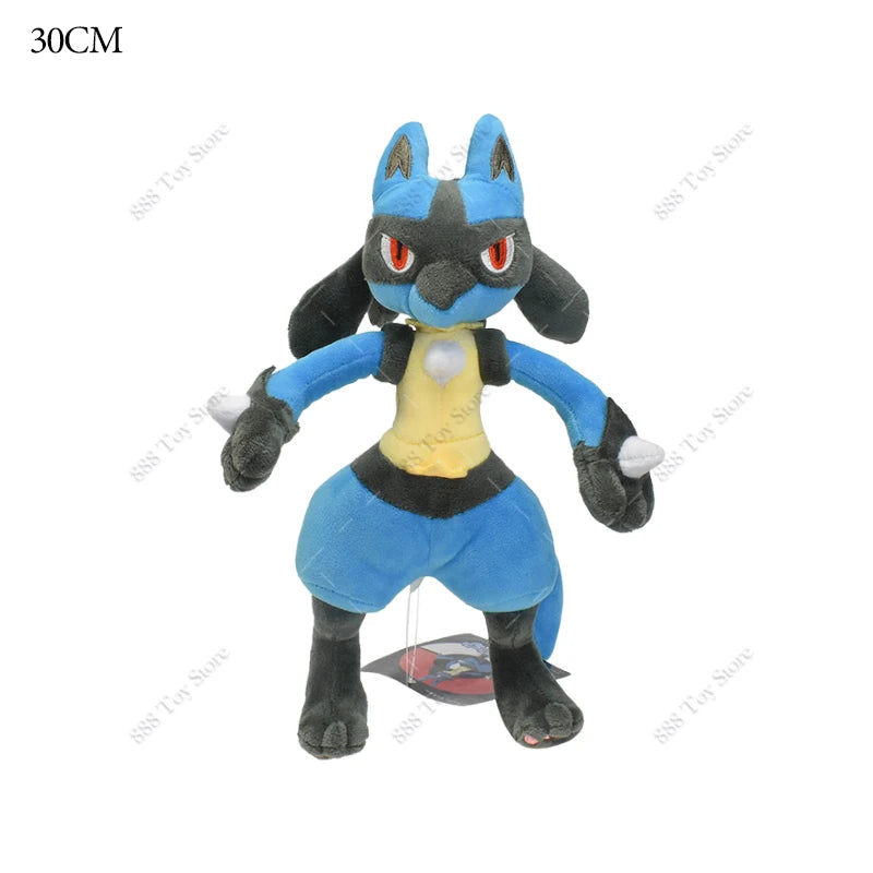 Pokemon Plush Toy Anime Garchomp Exeggutor Zapdos Cubone Ninetales Lucario Butterfree Mimikyu Poke Ball Stuffed Peluche Boy Gift