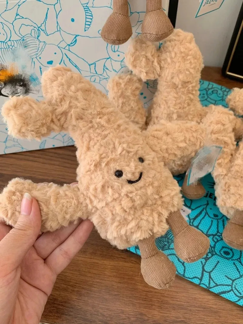 Jellycat With Tags JELLYCAT New Fun Ginger Baby Cute Plush Toy Soothing Good Thing Ginger Nearly Stuffed Doll Holiday Gift Cute