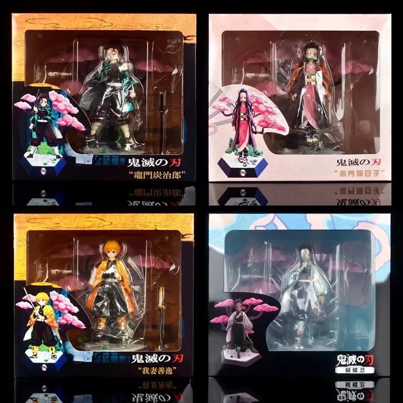Demon Slayer Sakura Kimetsu No Yaiba Rengoku Kyoujurou Tanjirou Kamado Nezuko Kamado Agatsuma Zenitsu Doll Toy Gift For Adult