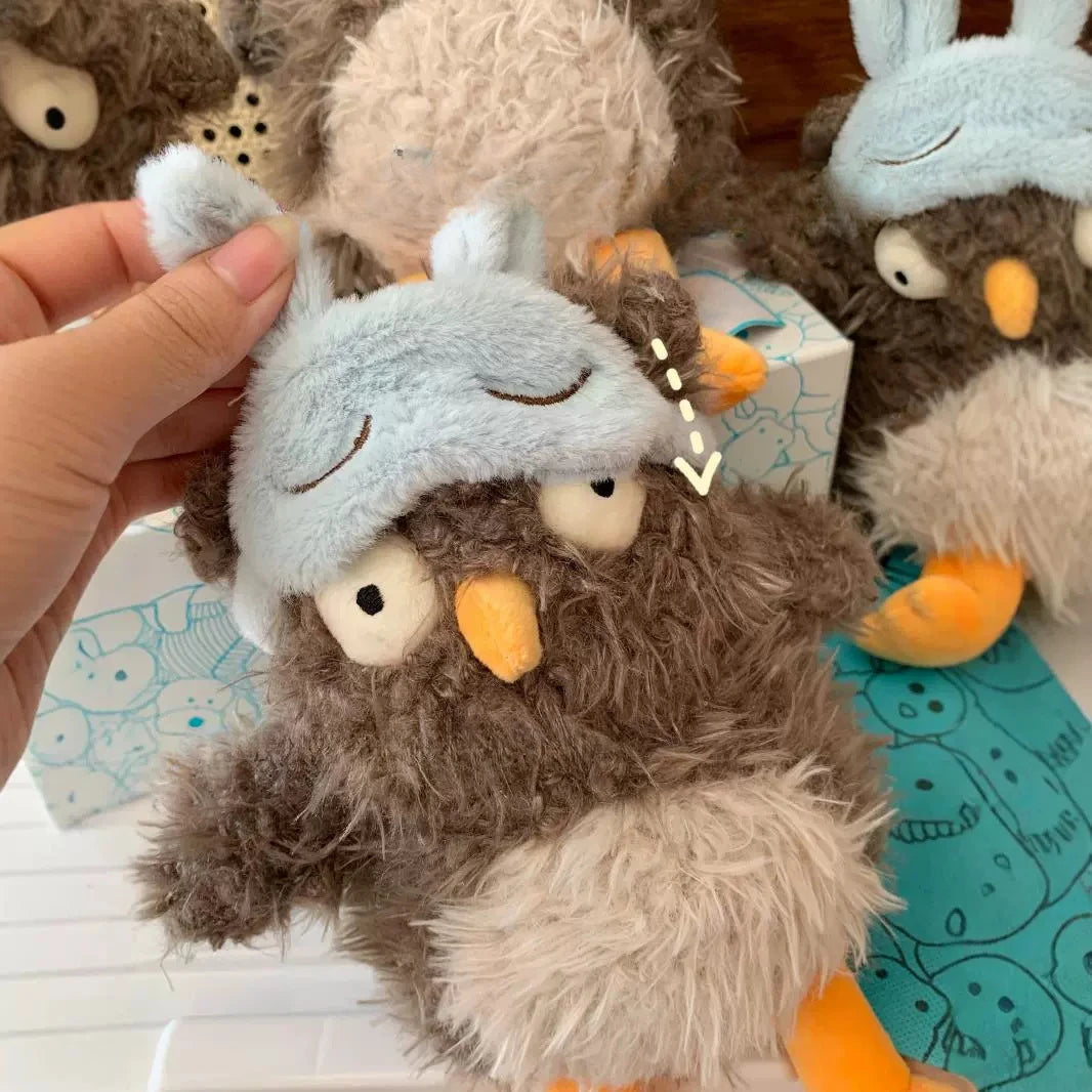 Jellycat With Tags Blindfolded Owl Sleeping Companion Soothing Cute Doll Plush Toy Holiday Gift Stuffed Cute Room Decoration