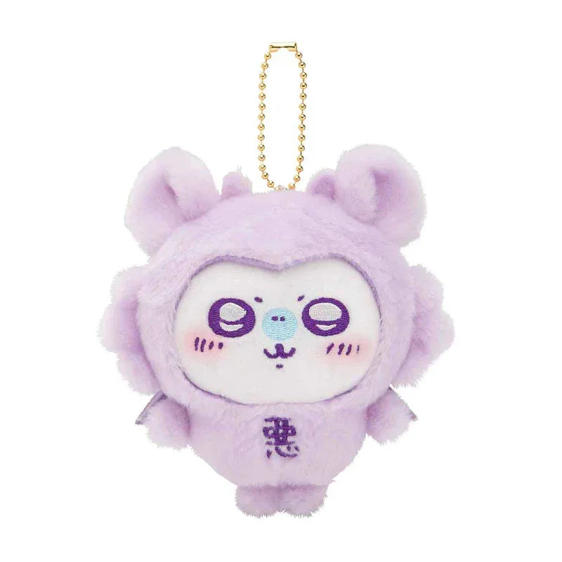 Cartoon Cute Chiikawa Good and Evil Series Pendant Hachiware Usagi Plush Doll Self-deprecating Bear Bag Pendant Plush Toy Gift