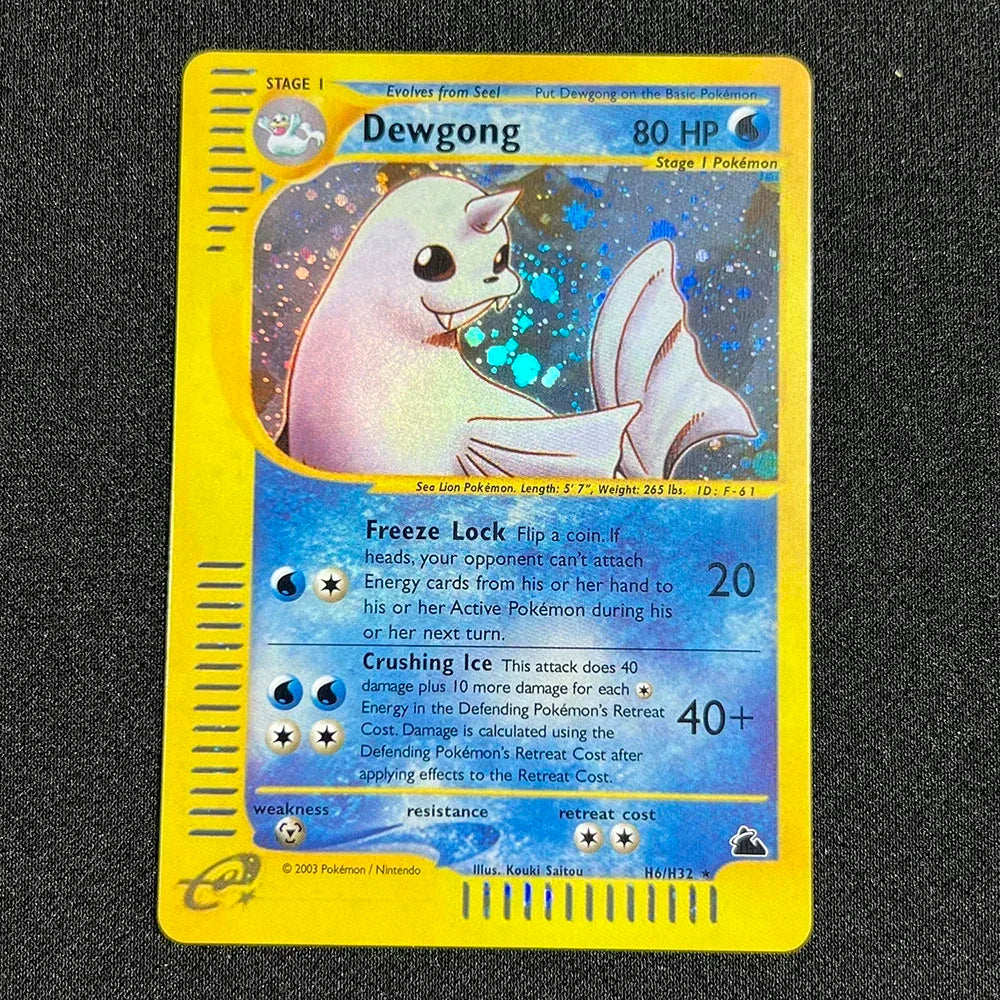 PKM Single Cards 1st Edition E-Card Celebi Charizard Skyridge (SK) Foil Cards Zapdos Aquapolis Classic Game Collection PROXY