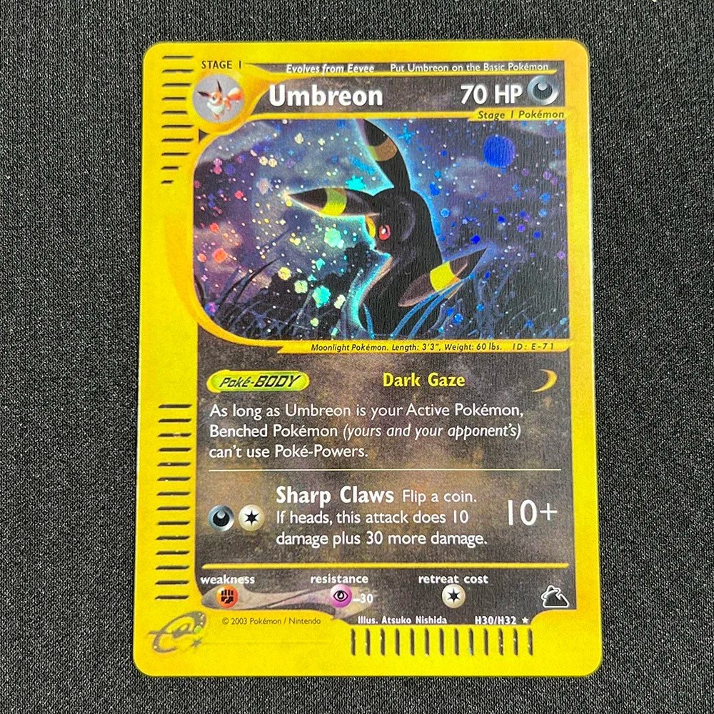 PKM Single Cards 1st Edition E-Card Celebi Charizard Skyridge (SK) Foil Cards Zapdos Aquapolis Classic Game Collection PROXY