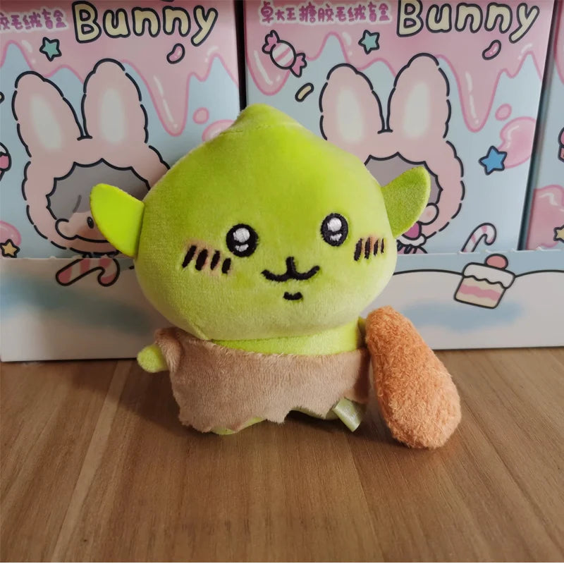 Chiikawa Cartoon Green Crying Chiji Goblin Usagi Chicken Legs Plush Pendant Keychain Hanging Decoration Friend/child Gift