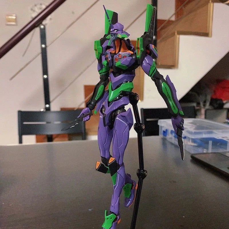 Rg Evan Gelion Model Kit 1:144 Evan Gelion Anime Action Figures Collectble Eva 01 Assembly Kit Mobile Suit Mecha Kits Toy Gift