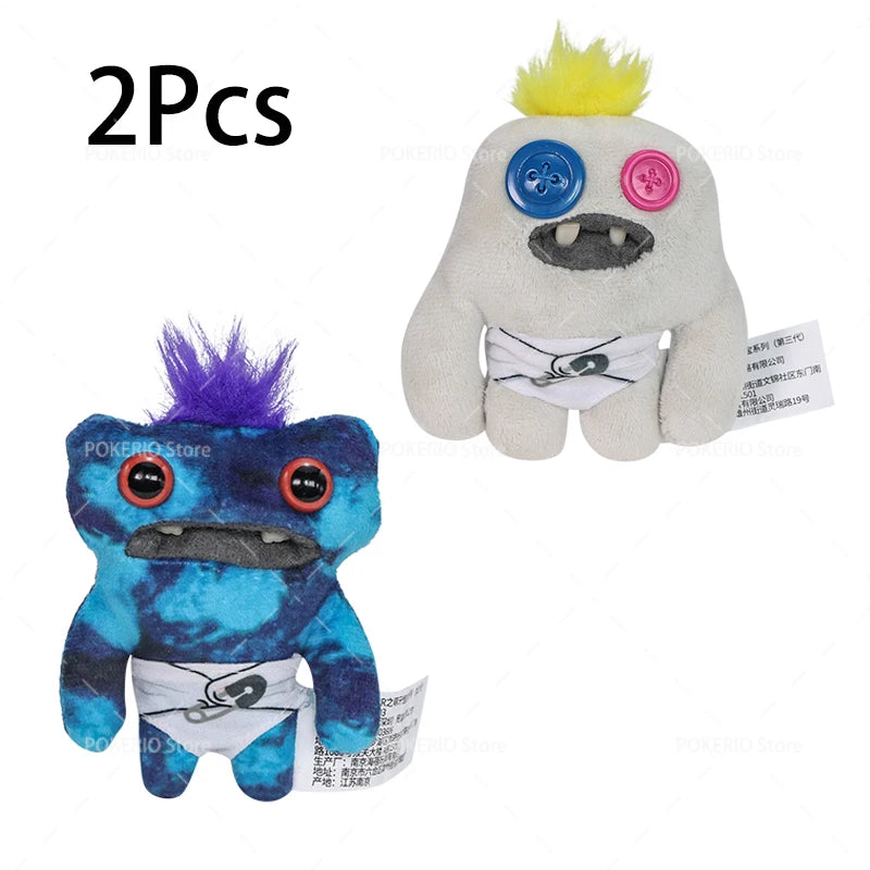 Fuggler Teeth Monster Plush Doll Little Monsters Baby Series Funk Teeth Treasure Ugly Monster Collectible Toys Holiday Gifts