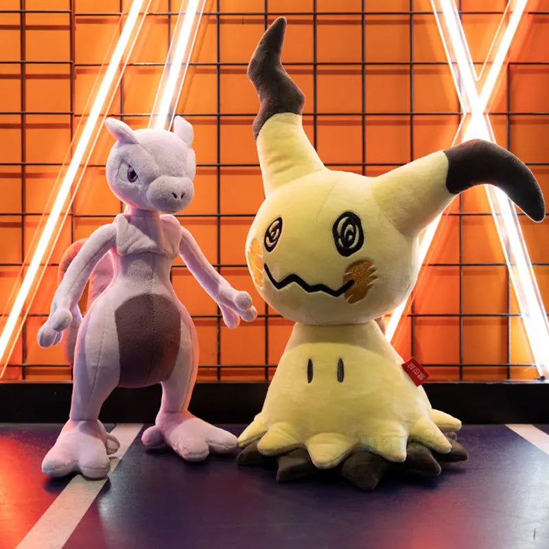 37cm Pokemon Mewtwo Plush Anime Soft Stuffed Animal Toy Cartoon Pluche Holiday Birthday Gifts for Children Toy