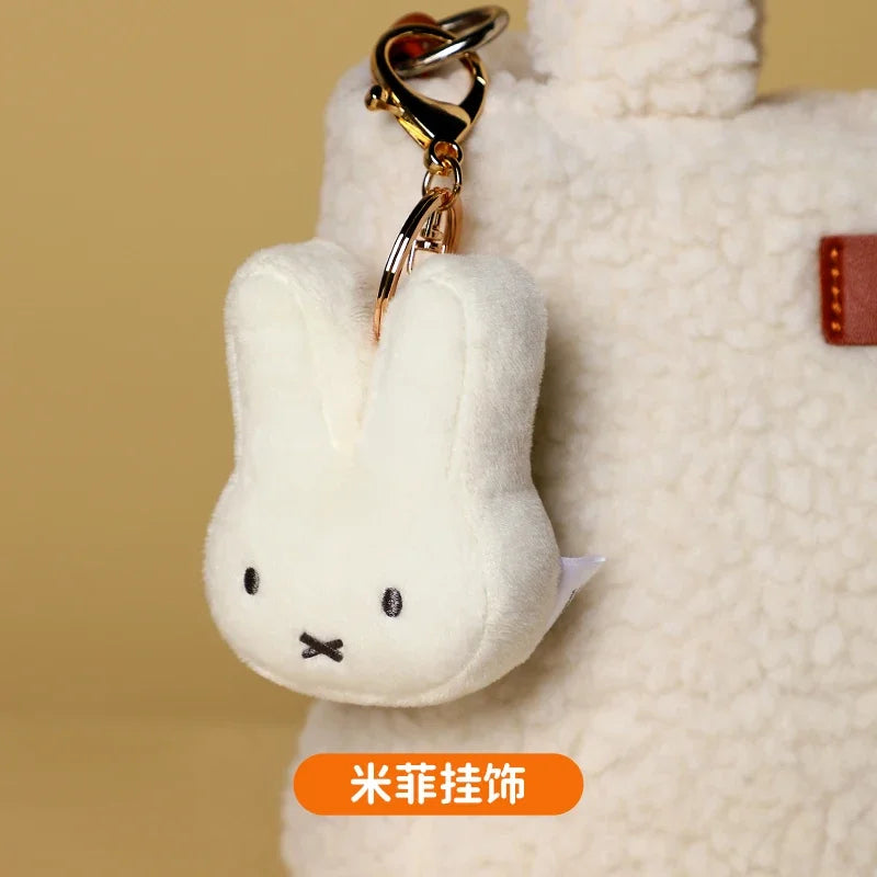 Kawaii Miffy Boris Plush Keychain Hanging Doll Toy Pendant Cute Toy Decorated Gift