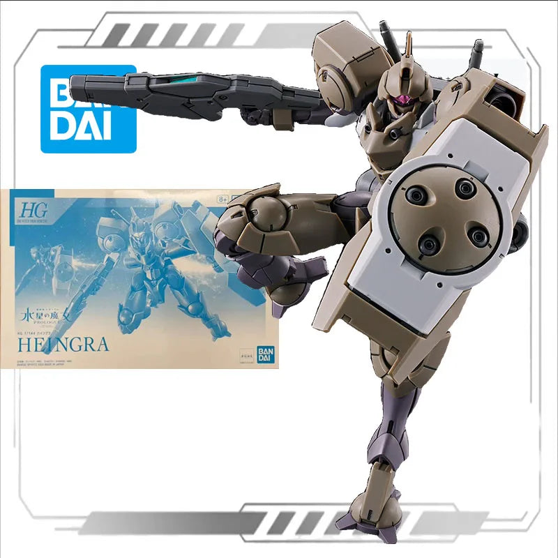 Bandai Original MODEL KIT GUNDAM HG PB 1/144 AERIAL LFRITH HEINGRA Anime Action Figure Assembly Model Toys Gifts for Boys