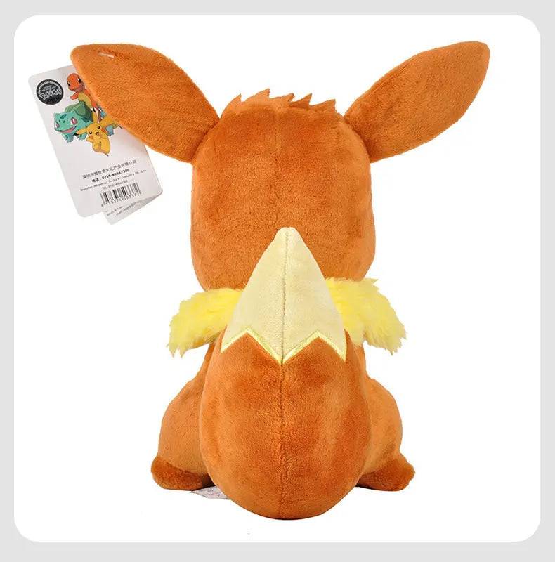 Eevee Pokemon Kawaii Pikachu Stuffed Toys Cartoon&Cute Fox Plush Doll Throw Pillow Car Decoration Birthday Gift For Kids Boy