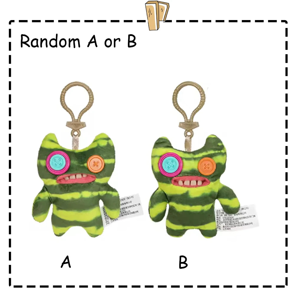 Fuggler Funny Ugly Monster Original Plush Doll Teeth Monster Pendant Keychain Stuffed Cartoon 9.5-14CM Peluche Toy Gift