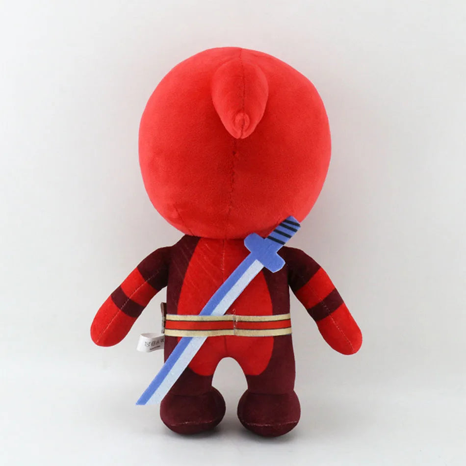 12-22cm Marvel Deadpool Plush Stuffed Toys Cartoon Comics Figures Soft Dolls Pendant Kids Birthday Gifts Kawaii Xmas Decor
