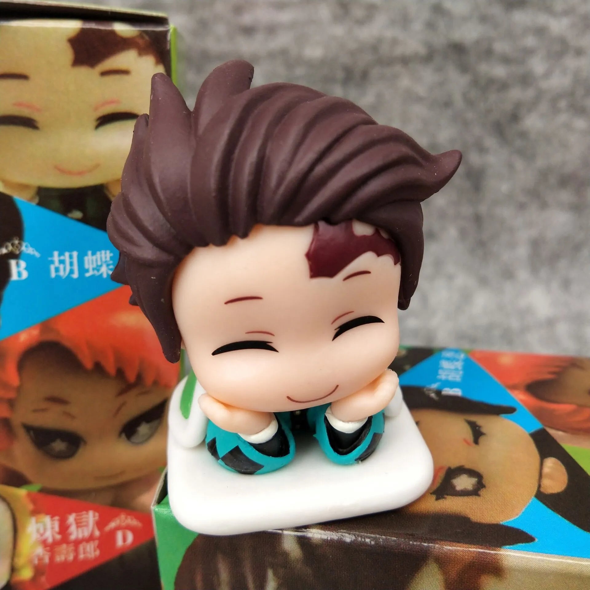Animation Demon Slayer Sleep series toy Kamado Tanjirou Toy figure Tsuyuri Kanao Model Rengoku Kyoujurou Case Kochou Shinobu