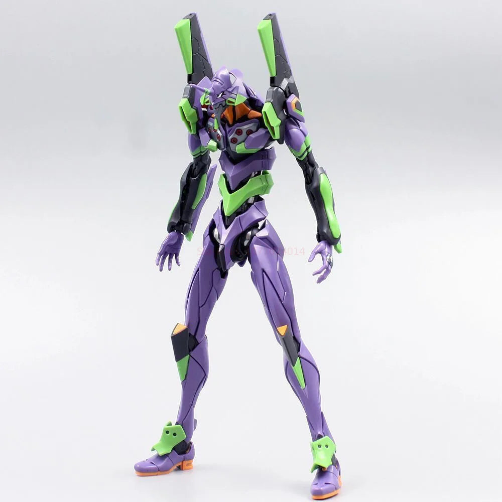 Rg Evan Gelion Model Kit 1:144 Evan Gelion Anime Action Figures Collectble Eva 01 Assembly Kit Mobile Suit Mecha Kits Toy Gift