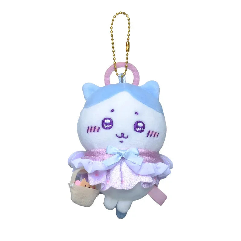 Chiikawa Cute Angel Devil Plush Doll Jiikawa Xiaoba Usachi Jiyi Small Pendant Keychain Girl Bag Decoration Small Ornaments Gift