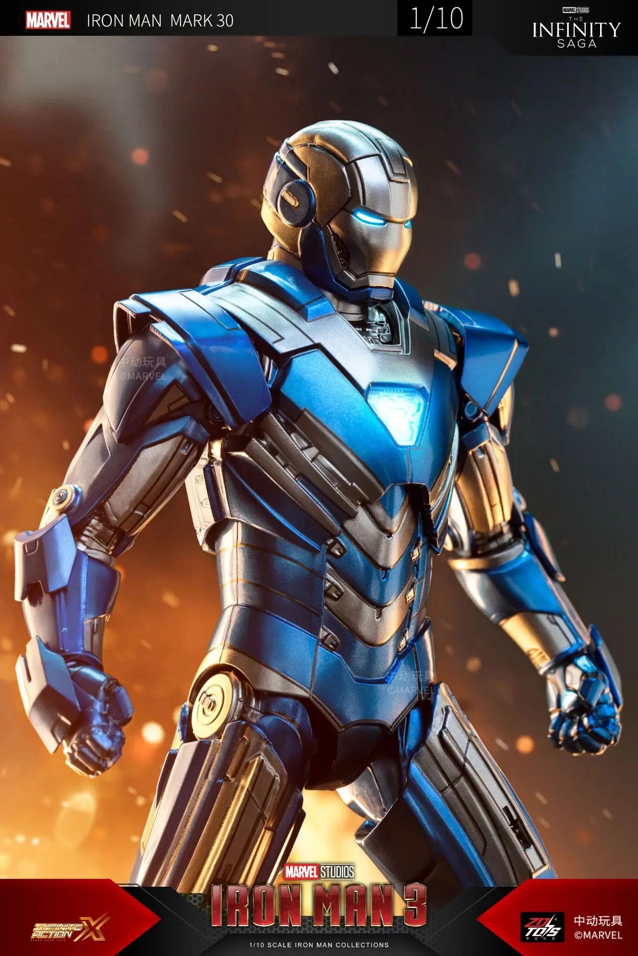 ZD Toys Iron Man Action Figure Mark 35 Red Snapper Iron Man MK 24 MK 22 MK 47 Tony Stark Ironman Figure Action Collect Toy Gift