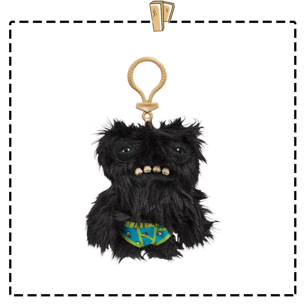 Fuggler Funny Ugly Monster Original Plush Doll Teeth Monster Pendant Keychain Stuffed Cartoon 9.5-14CM Peluche Toy Gift