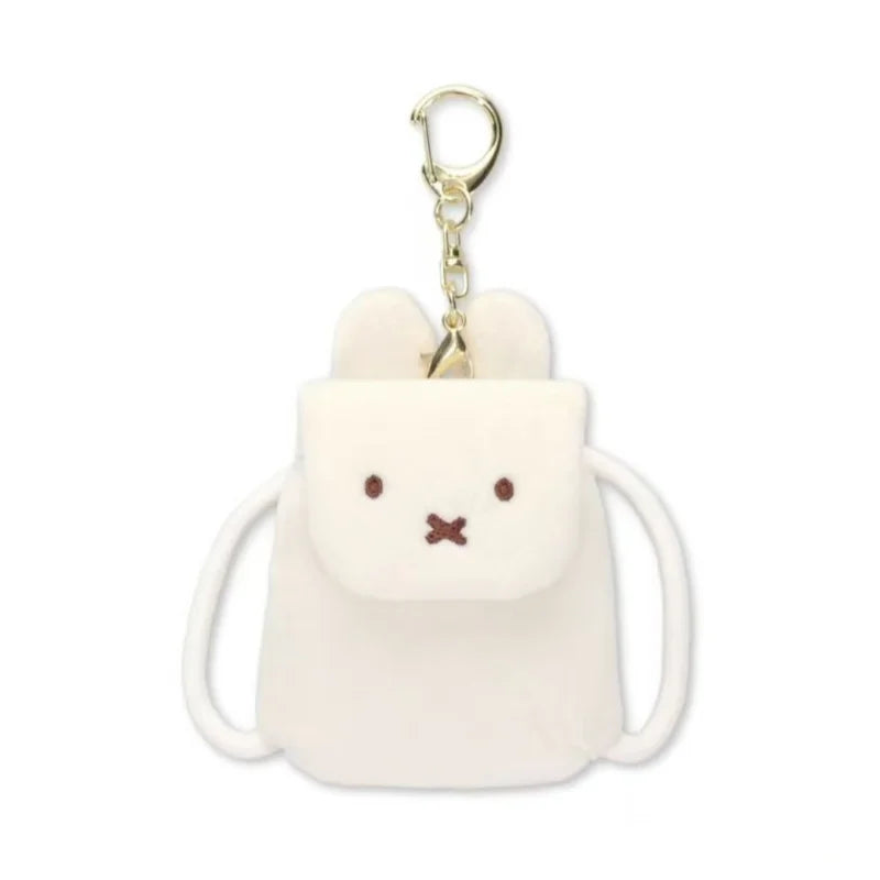 kawaii Miffy Boris Embroidered Headphone Bag Storage Bag Coin Purse Schoolbag Pendant Miffy Mini Styling Bag
