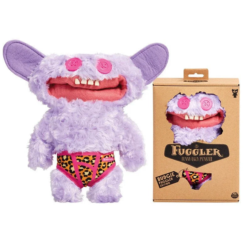 Fuggler Big Teeth Monster Pendant Keya Funny Ugly Big Tooth Monster Toy Bag Plush Keychain Pendant Doll Holiday Gifts