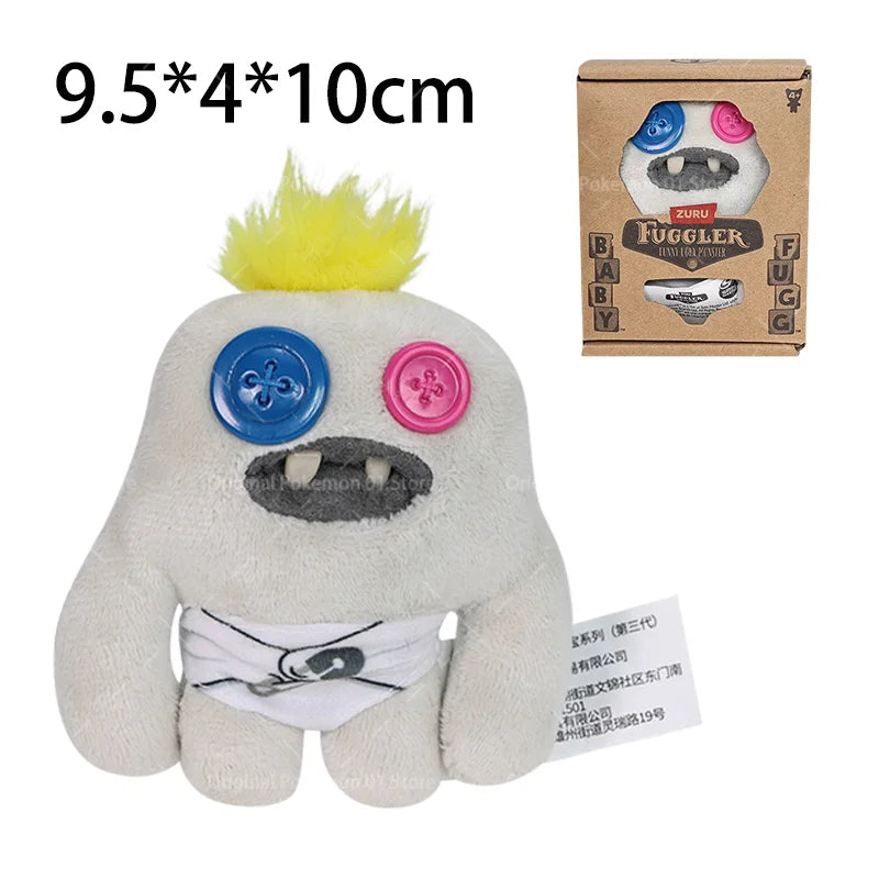 Fuggler Teeth Monster Plush Doll Little Monsters Baby Series Funk Teeth Treasure Ugly Monster Collectible Toys Holiday Gifts