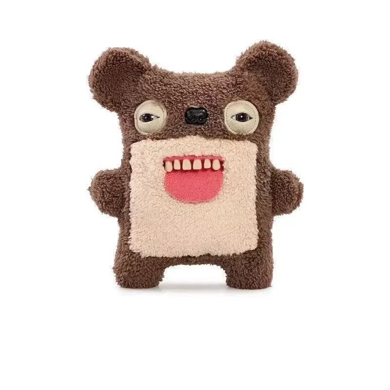 Fuggler Big Teeth Monster Pendant Keya Funny Ugly Big Tooth Monster Toy Bag Plush Keychain Pendant Doll Holiday Gifts