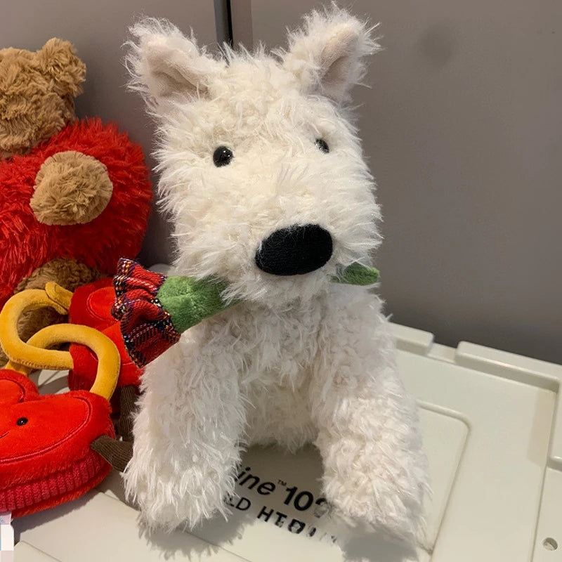 Jellycat with tags West Highland Confession Puppy Plush Rogrand Terrier Dog Companion Doll Valentine's Day Gifts Stuffed Toys