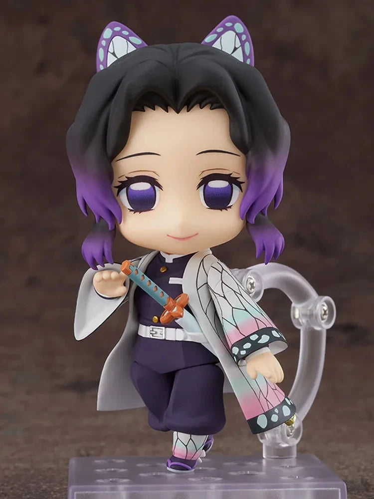 Demon Slayer Anime Figure - Kochou Shinobu & Giyu Tomioka Dual Pack 10cm Action Figures Cute Collectible Toys for Children And F