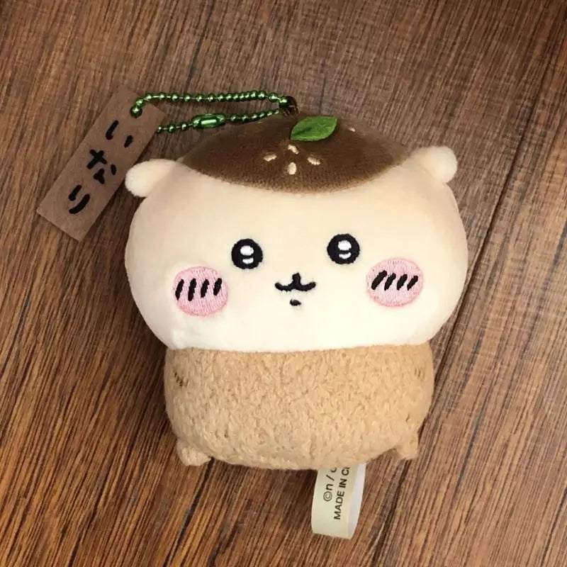 Chiikawa Angry Series Of Croissant Croissants Pendant Usagi Interior Decoration Plush Doll Girl Holiday Birthday Gift