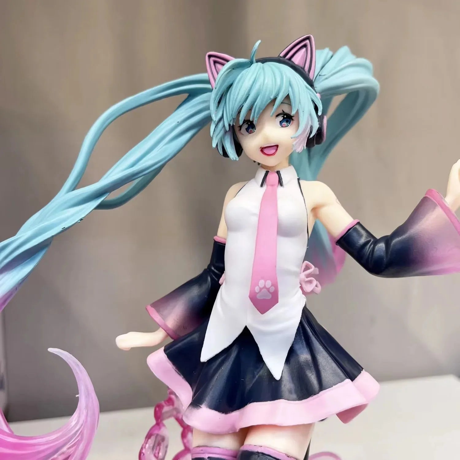 Boxed 23CM Anime Hatsune Miku Happy birthday Cute Kawaii Manga Statue PVC Figure Collectible Model Toy birthday gifts