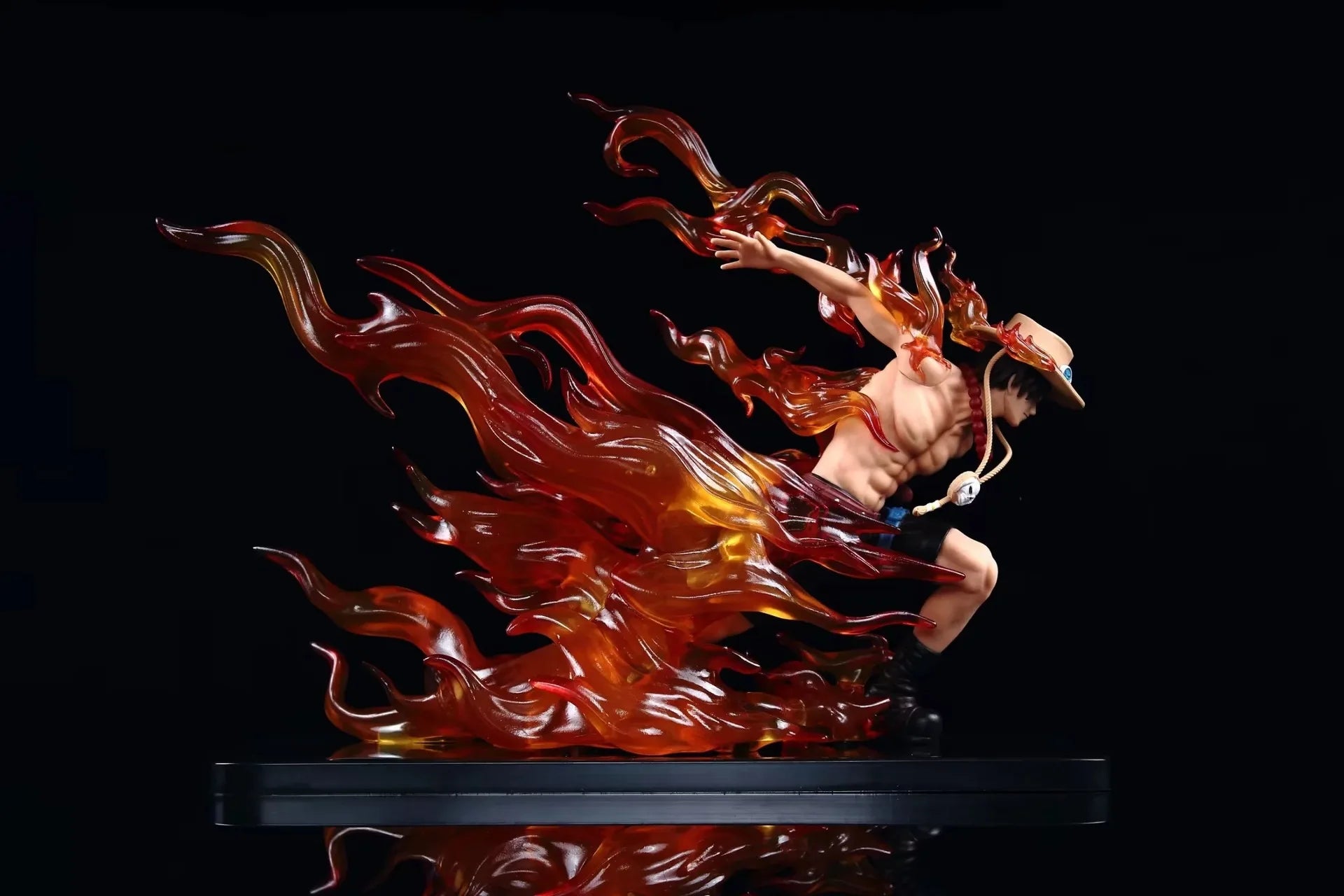 27cm Anime One Piece Portgas D Ace Drifting Ver. GK PVC Action Figure Game Statue Collection Model Kids Toys Doll Gifts