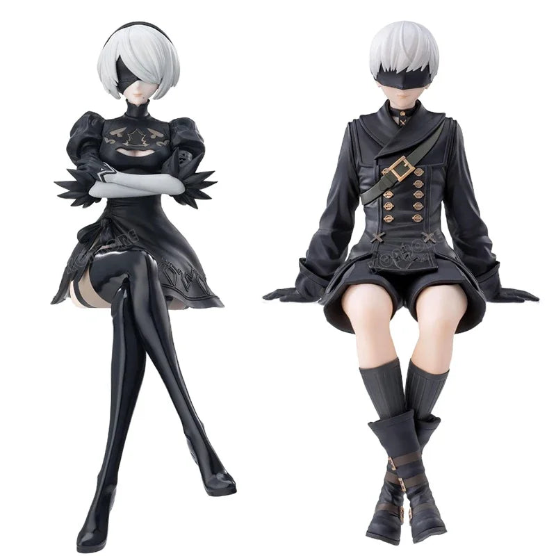 18cm NieR:Automata Ver1.1a YoRHa No.2 Type B Anime Girl Figure NieR Automata YoRHa No.9 Type 9S/2B Action Figure Model Doll Toys