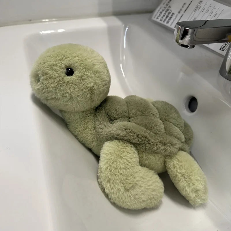 jelly cat 28cm Turtle Plush Doll Creative Companion Plush Toy Doll Simulation Turtle Pet Toy Children'S Holiday Gift