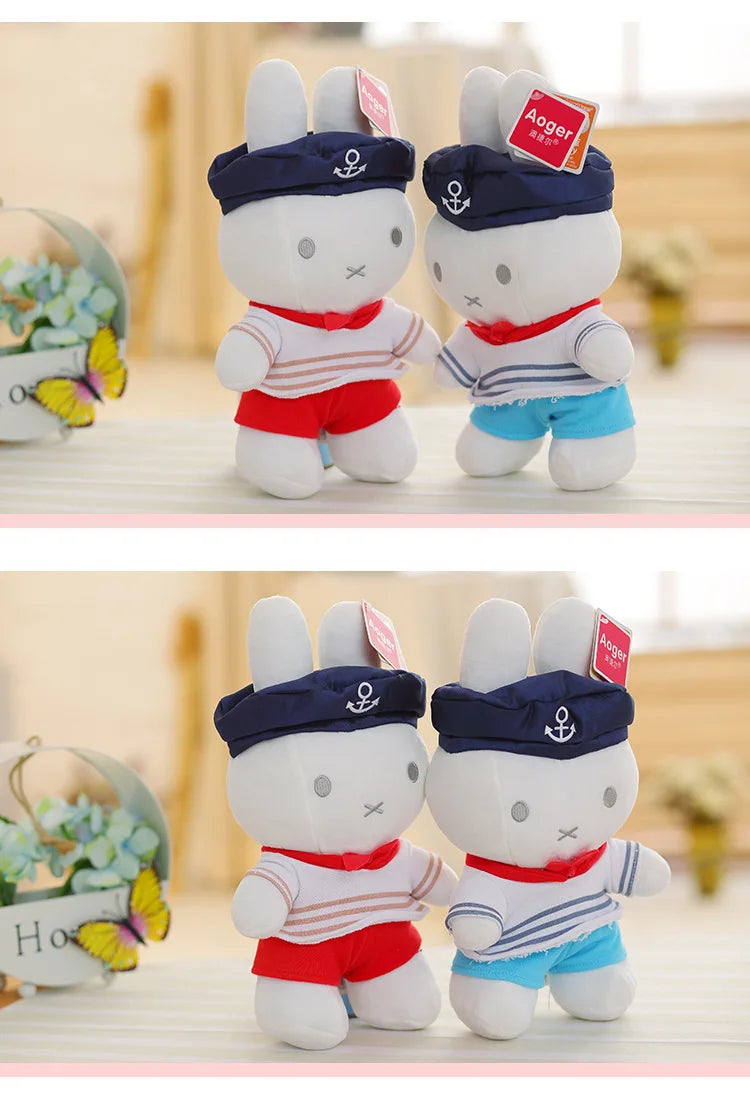 Anime Cartoon Miffy Rabbit Plush Toys Doll Grasping Machine Doll Girls Gift Accompany Comfort Lovely Ornaments Kawaii Super Soft