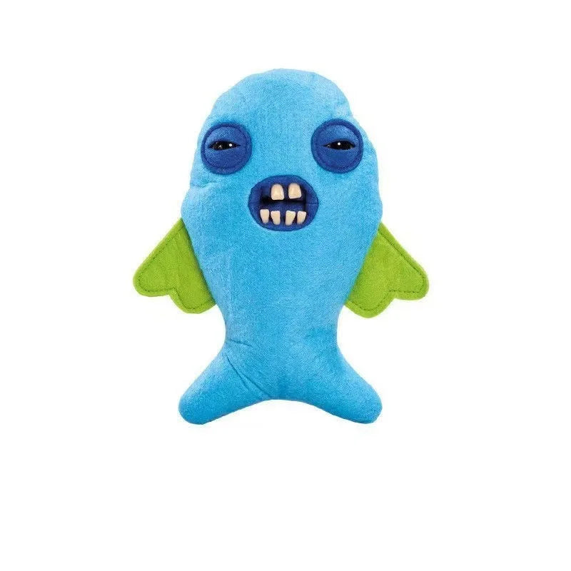 Fuggler Big Teeth Monster Pendant Keya Funny Ugly Big Tooth Monster Toy Bag Plush Keychain Pendant Doll Holiday Gifts