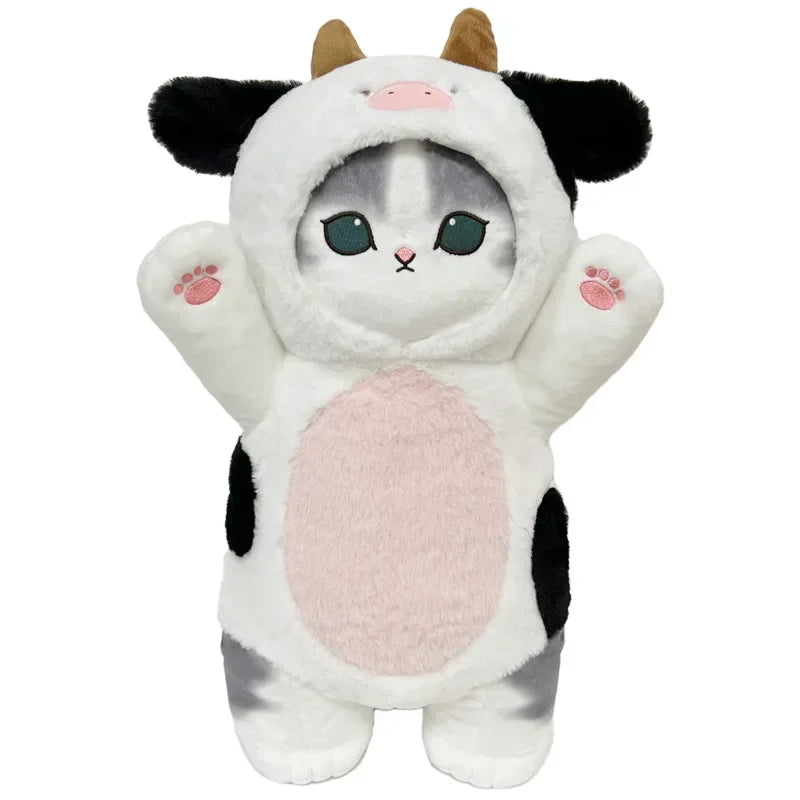 Mofusand Kawaii Cos Cat kawaii Animal Plushies 50cm Cosplay Animals Dinosaur Cow Bear Cute Plush Doll Children Gift Toy
