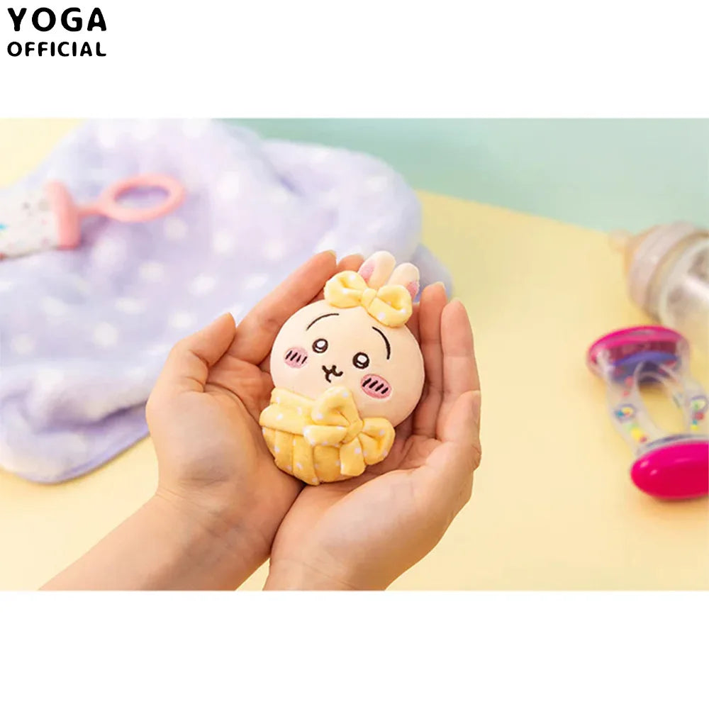 Kawaii Chiikawa Sleeping Baby Series Plush Doll Backpack Pendants Anime Usagi Girl's Heart Cute Plush Keychain Girls Gift