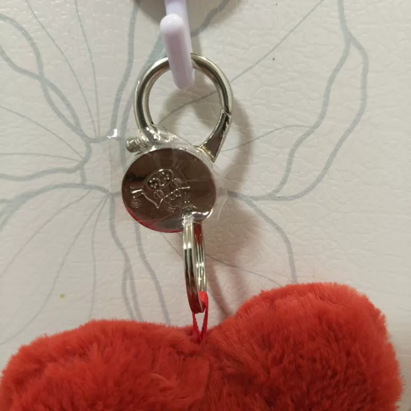 2024 New 16cm Jelly Cat Fun Red Love Pendant Keychain Bag Pendant Accessories Doll Pendant Valentine'S Lovers Day Gifts